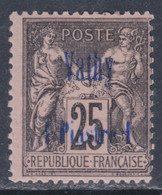 Vathy N° 7 (.) 1 Pi Sur 25 C. Noir Sur Rose Neuf Sans Gomme Sinon   TB - Unused Stamps