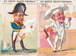 Au Petit Saint-Thomas Saint-Germain-en-Laye 2 Chromos - Other & Unclassified