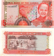 Gambia 5 Dalasis ND 2001 P-20 UNC - Gambie