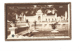 Chromo INDOCHINE INDOCHINA HUÉ Annam Tombeau Empereur Dong-Khanh  Pub: Chocolat Suchard 103 X 59 Mm Bien 2 Scans - Suchard