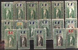 76641  - CANADA - STAMPS -  CONSOLIDATED FUND Ontario - ALMOST COMPLETE  Set - Airmail: Semi-official