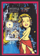 CPM Marilyn Monroe Pin Up Tirage 30 Ex. Numérotés Signés Par JIHEL Cartexpo 1998 Lampe à Pétrole - Collector Fairs & Bourses