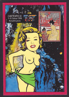 CPM Marilyn Monroe Pin Up Tirage 30 Ex. Numérotés Signés Par JIHEL Cartexpo 1998 Lampe à Pétrole - Beursen Voor Verzamellars