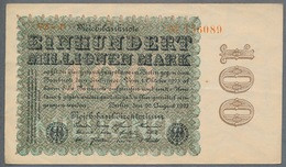 P107d Ro106p DEU-120p  100 Million Mark 1923  VF++ - 100 Mio. Mark