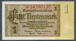 P173b Ro166b DEU-222b 1 Rentenmark 1937 UNC NEUF! - 1 Rentenmark