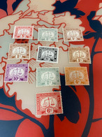 Hong Kong Stamp Postal Due Some No Gum And Hinged - Oblitérés