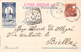 15815" ALFONSO COOPMANS & C.-VINI VECCHI CASTE CARNASINO "-CART. POST. SPED. 1904 - Händler