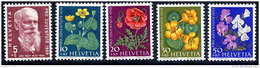 SWITZERLAND 1959 Pro Juventute Set  MNH / **.  Michel 687-91 - Neufs