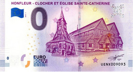 Billet Touristique - 0 Euro - France - Honfleur - Clocher Et Eglise Sainte-Catherine (2019-1) - Privatentwürfe