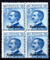 Italia-G 1144 - Colonie Italiane - Egeo: Scarpanto 1912 (++) MNH - Qualità A Vostro Giudizio. - Egée (Scarpanto)