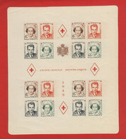 Monaco - Bloc  De La Croix Rouge Non Dentelé  (1949 ) N°3 B Neuf - Blocks & Kleinbögen