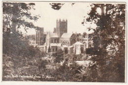 Wells Cathédral From Tor Hill - Wells