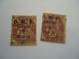 CILICIA CILICIE   MINT AND USED    STAMPS  FRANCE     OVERPRINT  O.M.F PARAS - Sonstige & Ohne Zuordnung