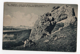 MOTTE D'AVEILLANS * ISERE * LIGNE DE MURE * PIERRE PERCEE * MASSIF GRANDE MOUCHEROLLE * Carte N° 1078 - Motte-d'Aveillans