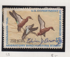 Verenigde Staten Scott Cataloog Duck Stamp RW38 - Duck Stamps