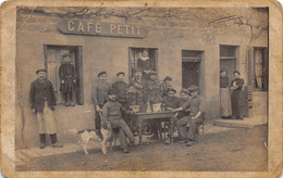 CAFÉ- CARTE PHOTO A SITUER- CAFÉ PETIT - Cafés