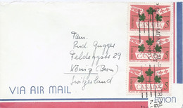 Canada Luchtpostbrief Uit 1959 Met 3 Zegels (5131) - Lettres & Documents