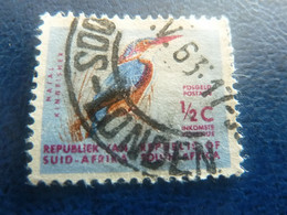 Républiek Yan Suid Africa - Natal Kingfischer - 1/2 C. - Postage - Multicolore - Oblitéré - Année 1963 - - Usati