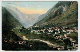 MESOCCO     PANORAMA  1914   2 SCAN  (VIAGGIATA) - Mesocco