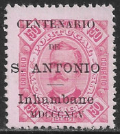 Inhambane – 1895 King Carlos Overprinted CENTENARIO STO ANTONIO 150 Réis Mint Stamp - Inhambane