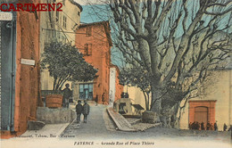 FAYENCE GRANDE RUE ET PLACE THIERS 83 VAR - Fayence