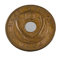 Est Afrique - 10 Cents - 1964 - Bronze - TTB - - Unclassified
