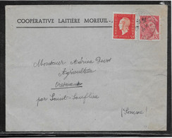 France - Marianne De Dulac - Lettre - 1944-45 Maríanne De Dulac