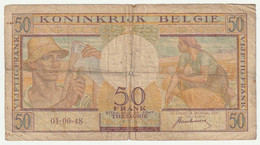 BELGIQUE - Billet De 50 Francs - Année 1948 - Other & Unclassified