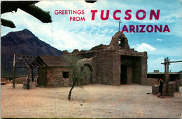 Arizona Tucson Greetings Showing "The Little Church" In Old Tucson 1961 - Tucson
