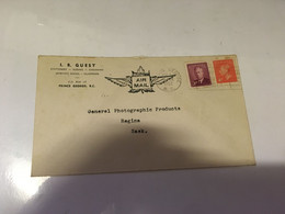 (3 G 1 A) 1 CANADA Cover Posted (FDC Cover) (1952) - Briefe U. Dokumente