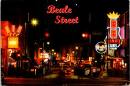 Tennessee Memphis Beale Street At Night 1996 - Memphis