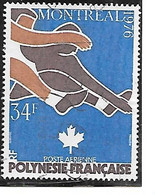 TIMBRE OBLITERE DE POLYNESIE DE 1976  N° YVERT PA 111 - Oblitérés