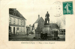 Châtillon Coligny * Place Et Statue Becquerel * Hôtel Du Cheval Blanc - Chatillon Coligny