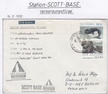 Ross Dependency Scott Base 1992 Antarctic Flight  Christchurch To McMurdo 16-11-92 Ca Christchurch  (AF159) - Poolvluchten