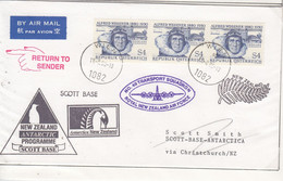 Ross Dependency Scott Base 1998 N° 40 Transport Squadron Ca Scott Base Ca Wien 19.8.98 (AF162C) - Polare Flüge