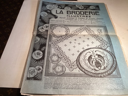 La Broderie Illustré Journal Artistique Et Pratique De Travaux Féminins 1927 Garniture De Table En Braudrie Anglaise Et. - Punto Croce