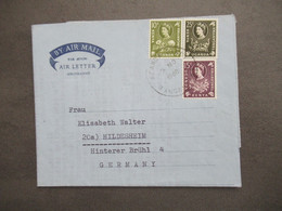 GB Kolonie Uganda 1960 Air Mail Aerogramme Mit Statistik Der Ndandamission Brief Vom Bischöflichen Sekretär - Ouganda (...-1962)