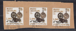 Vatican City 2007 Museo Cristiano 2€ Value (3x) Used On Paper (57533) - Usados