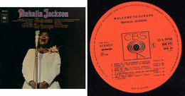 * LP *  MAHALIA JACKSON - WELCOME TO EUROPE - Canciones Religiosas Y  Gospels