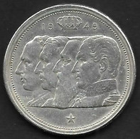 4 Rois BELGIË 100 FRk 1949 Très Belle Pièce - 100 Francs