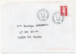 FRANCE - Env. Guerre Du Golfe - Cad "Bureau Postal Militaire 652" 17/6/1992 Sur 2,50 Briat - Militärstempel Ab 1900 (ausser Kriegszeiten)