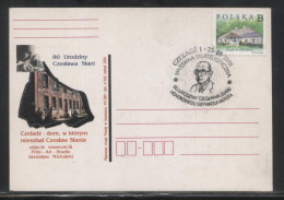 POLAND SLANIA 2001 80th BIRTHDAY CZELADZ BIRTH PLACE & SELF PORTRAIT CANCELLATION - Briefe U. Dokumente