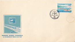 SCIENCE, ENERGY, WATER, IRON GATED WATER POWER PLANT, SPECIAL COVER, 1972, ROMANIA - Water