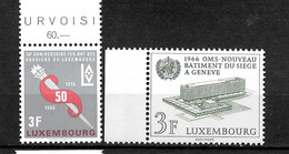 LOTE 1442A  ///  LUXEMBURGO  YVERT Nº: 678/679 **MNH  // CATAG/COTE:  0.80€   ¡¡¡ OFERTA - LIQUIDATION - JE LIQUIDE !!! - Ongebruikt