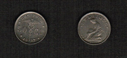 BELGIUM   50 CENTIMES (French) 1927 (KM # 87) #6636 - 50 Centimes