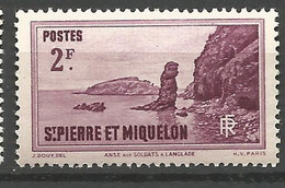 ST PIERRE ET MIQUELON  N° 184 NEUF** LUXE SANS CHARNIERE /  MNH - Unused Stamps