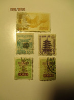 JAPAN LOT OF 5 BETTER OLD STAMPS ,0 - Collections, Lots & Séries