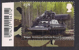 GB 2021 QE2 £1.70 British Army Vehicle Trojan Armoured Umm Ex M/S (R1179 ) - Ongebruikt