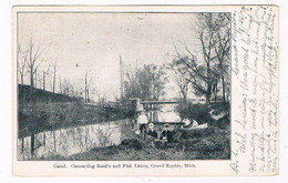 US-858   GRAND RAPIDS : Canal, Connecting Reed's And Fisk Lakes - Grand Rapids