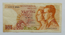 Belgium 1966 - 50Fr “1966" Koninklijk Paar - 579 S 4925 - Morin 46b - ZFr - Sonstige & Ohne Zuordnung